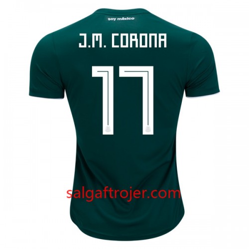 Mexico Fodboldtrøjer J.M.Corona 17 Hjemmebanesæt VM 2018 Mexico Fodboldtrøjer J.M.Corona 17 Hjemmebanesæt VM 2018